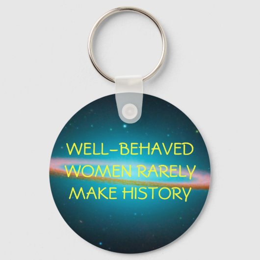 行儀良い女性 – keychain キーホルダー (正面)