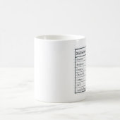 行先のマグ コーヒーマグカップ (中央)