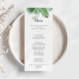 行先の熱帯緑の書道夕食会 メニュー