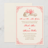 行先の結婚式招待状 招待状 (正面/裏面)