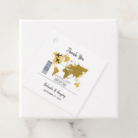 行先搭乗券結婚のプレゼント フェイバータグ (インサイチュ)