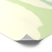 行先結婚式のシーティングテーブルプラン2 ポスター (角)