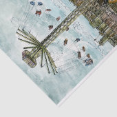 行先|の水彩画のヨーロッパの振動乗車 薄葉紙 (詳細)