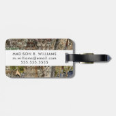 行先|の水彩画ビッグベン及びロンドンの目 ラゲッジタグ (裏面横)