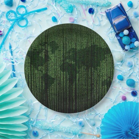 行列の中の世界 ペーパープレート (パーティー)