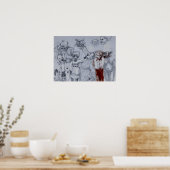 行列 ポスター (キッチン)