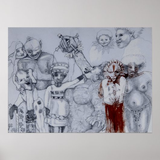 行列 ポスター (正面)