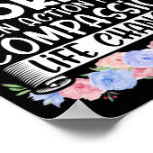 行動が一致する場合のソーシャルワーカー ポスター (角)