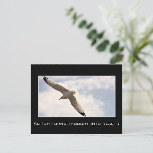 行動が実考え現に変わる ポストカード (スタンド正面)