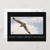 行動が実考え現に変わる ポストカード (正面/裏面)