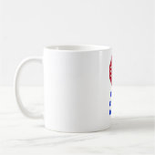 行動する前に立ち止まって考えよう コーヒーマグカップ (左)