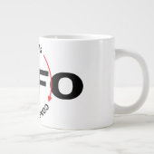 行動には結果が伴う ジャンボコーヒーマグカップ (右)