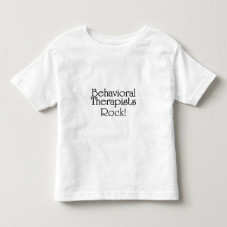 行動のセラピストの石 トドラーTシャツ