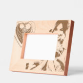 行動の優雅なジャーナリスト：美しいと言葉 レーザー彫刻フレーム (左)