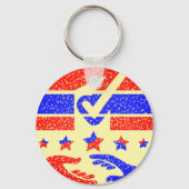 行動の統一 – パートナーシップのビーコン キーホルダー (正面)