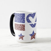 行動の統一 – パートナーシップのビーコン モーフィングマグカップ (正面左)