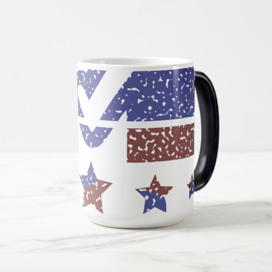 行動の統一 – パートナーシップのビーコン モーフィングマグカップ (正面右)