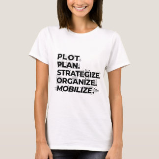 行動の設計図: 計画 戦略 動員 Tシャツ
