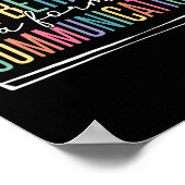 行動はすべてコミュニケーションの型枠である ポスター (角)