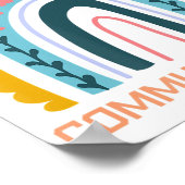 行動はコミュニケーション特別教育Sped Tである ポスター (角)