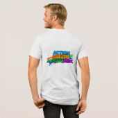 行動は成果を生み出す。 トライブレンドＴシャツ (フル背面)