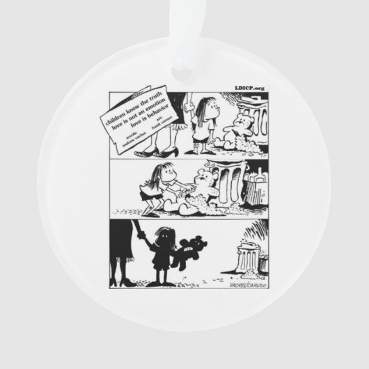 行動は真実のオーナメント オーナメント (正面)