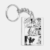 行動は真実のキーチェーンである キーホルダー (正面左)