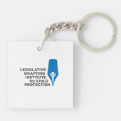 行動は真実のキーチェーンである キーホルダー (裏面)