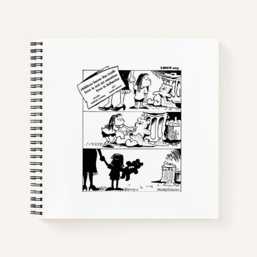 行動は真実の手帳 ノートブック (正面)