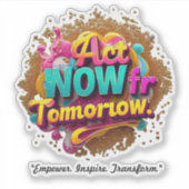 「行動へのインスピレーション」 シール (正面)