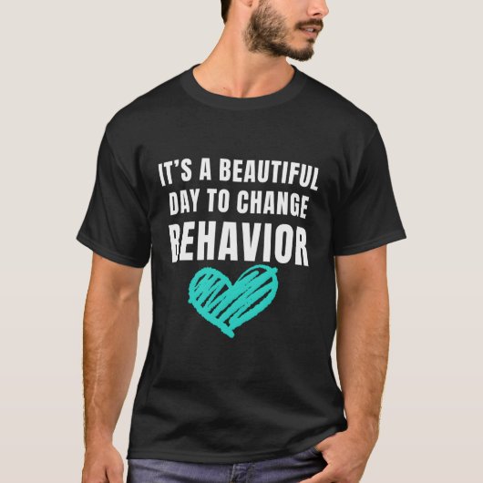 行動を変える美しい日だ Tシャツ (正面)