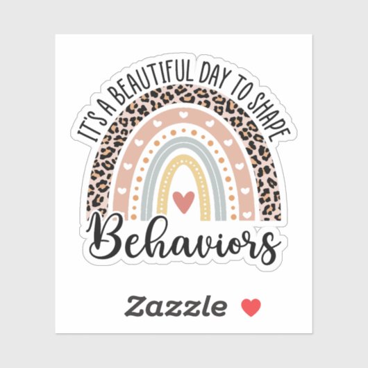 行動を形作る美しい日だ シール (シート)