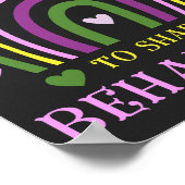 行動を形作る美しい日だ ポスター (角)