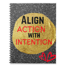 行動を意図と一致させる ノートブック