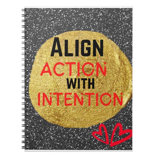 行動を意図と一致させる ノートブック (正面)