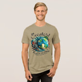 行動を起こし、待つな救い- Our Planet Tシャツ (正面全面)