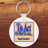 行動を起こすか否か キーホルダー (正面)