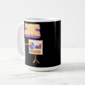 行動を起こす コーヒーマグカップ (正面左)
