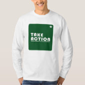 行動を起感動的こす Tシャツ (正面)