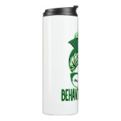 行動アナリストBCBAメッシー・バン・セント・パトリックの日 タンブラー (回転左)