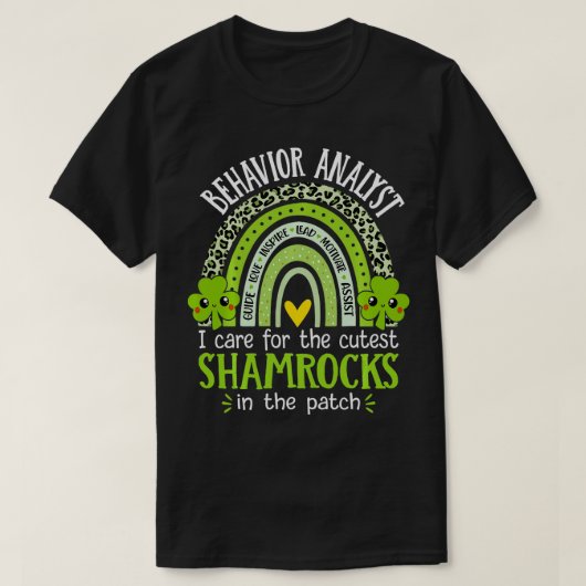 行動アナリストSt patricks dayシャーロックABA The Tシャツ (デザイン正面)