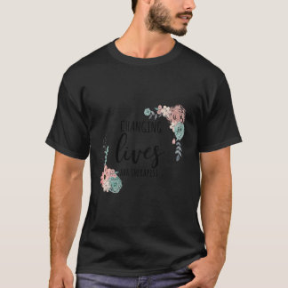 行動セラピー自閉症先生アバセラピスト Tシャツ