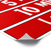 行動チャート ポスター (角)