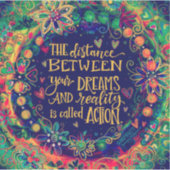 行動勇気付けられるかわいらし検査 シール (正面)