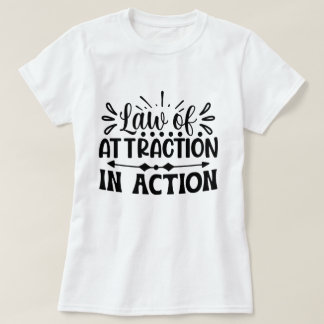 行動吸引法やる気を起こさせるカスタム Tシャツ