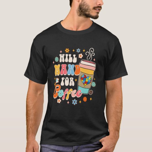 行動技術ABA特殊教育教師自閉症は義務化される Tシャツ (正面)
