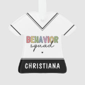 行動班 |動作セラピストABAセラピスト オーナメント (裏面)