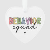 行動班 |動作セラピストABAセラピスト オーナメント (正面)