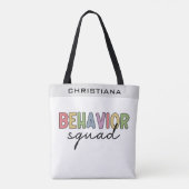 行動班 |動作セラピストABAセラピスト トートバッグ (裏面)