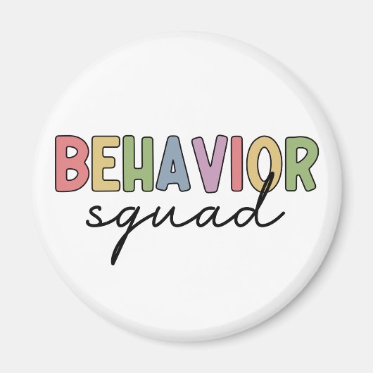 行動班 |動作セラピストABAセラピスト マグネット (正面)